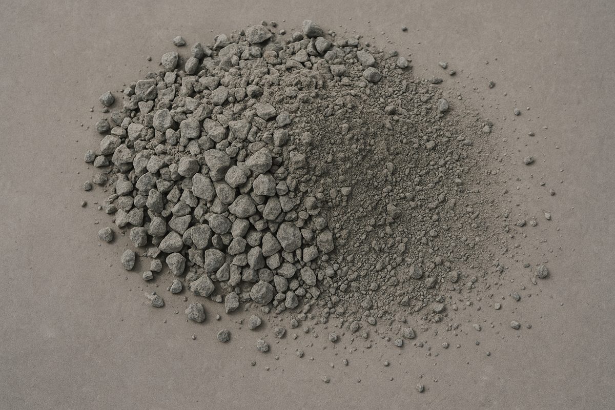 Crushed with fines, 0–16 mm