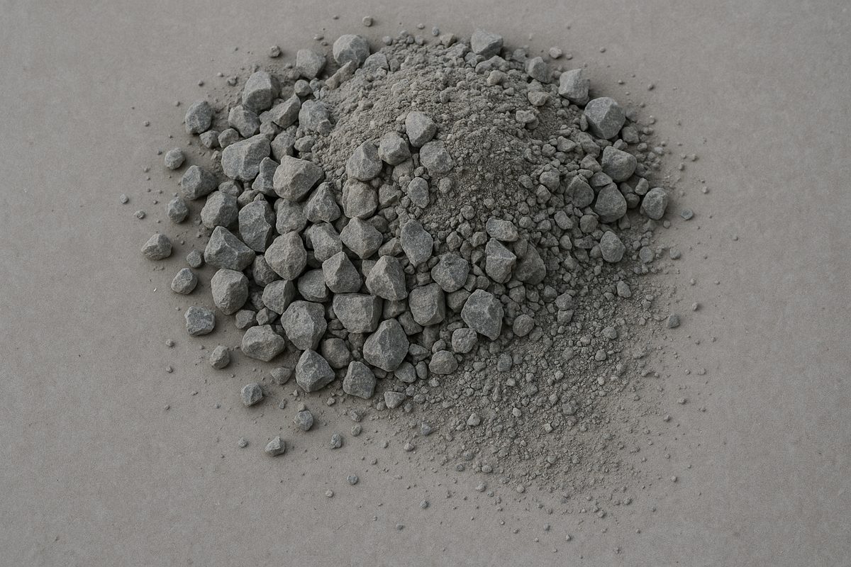 Crushed with fines, 0–32 mm